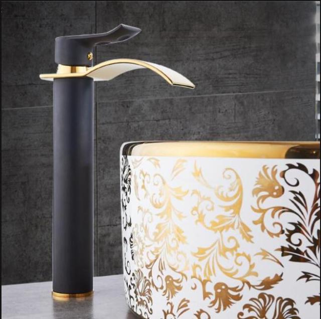 Luxury Brass Bathroom Faucet Mixer Tap