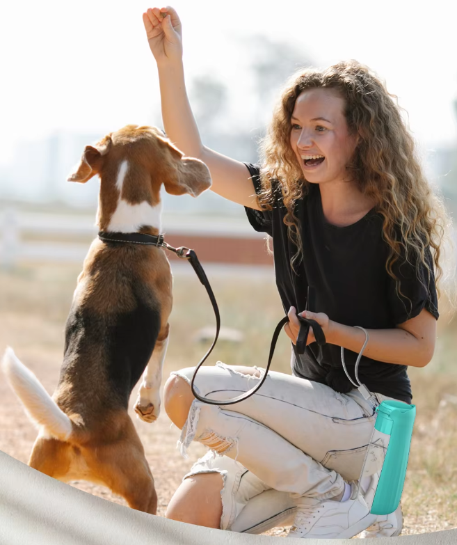 Portable Pet Water Bottle - Leak Proof 550ml - Halri