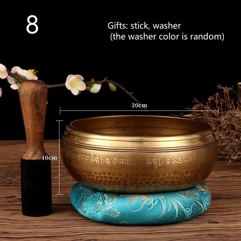 Authentic Tibetan Meditation Sound Bowl Set