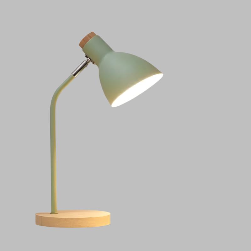 Rustic Wooden Desk Lamp