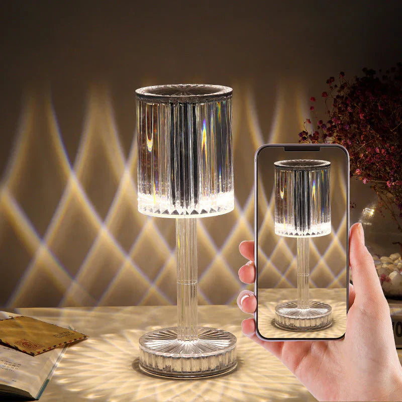 Elegant Dimmable Glass Table Lamp - Halri