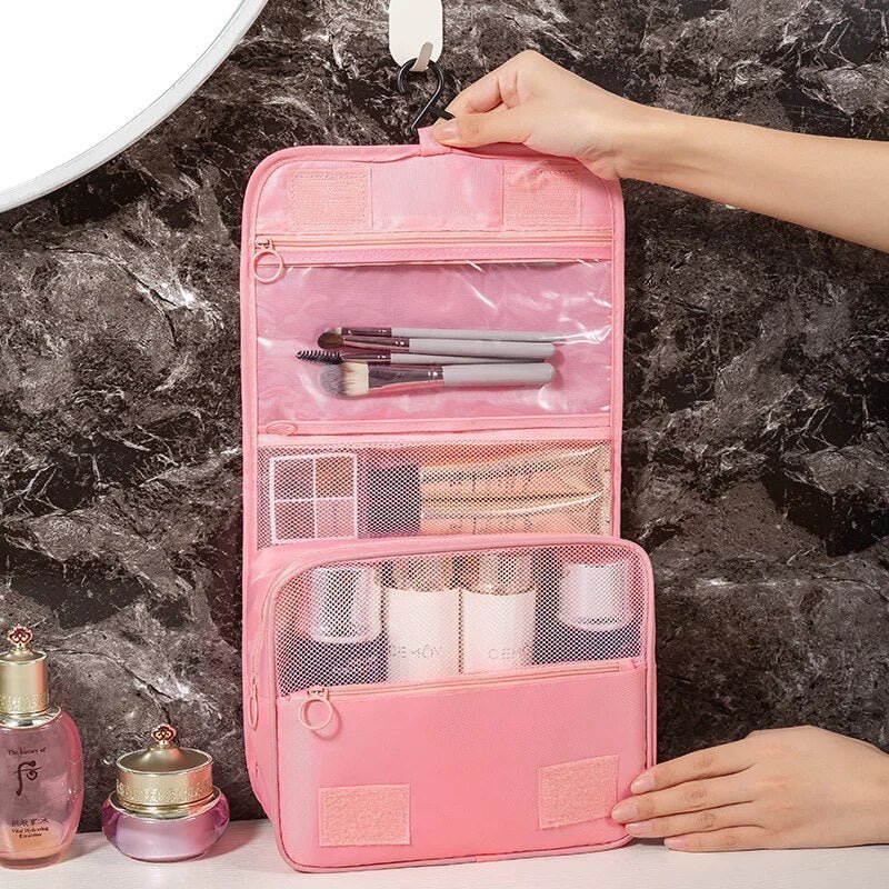 Portable Travel Case for Cosmetics and Toiletries