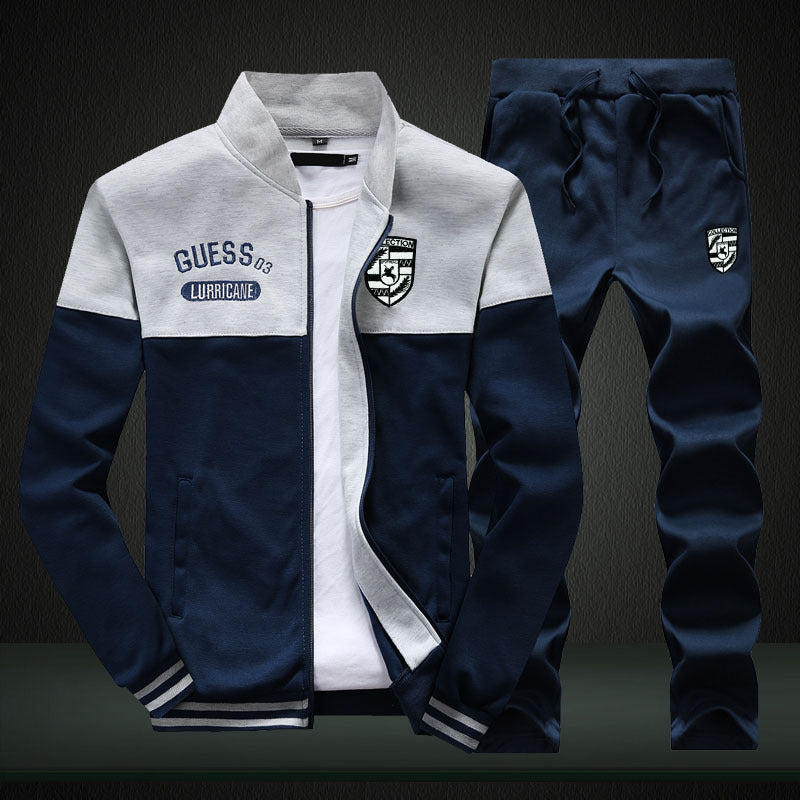 Sporty Men's Athletic Track Suit Set