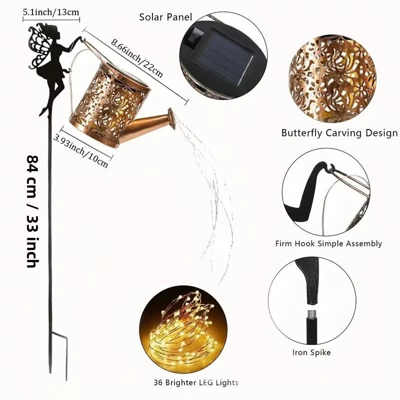 Garden String Fairy Lights Lantern