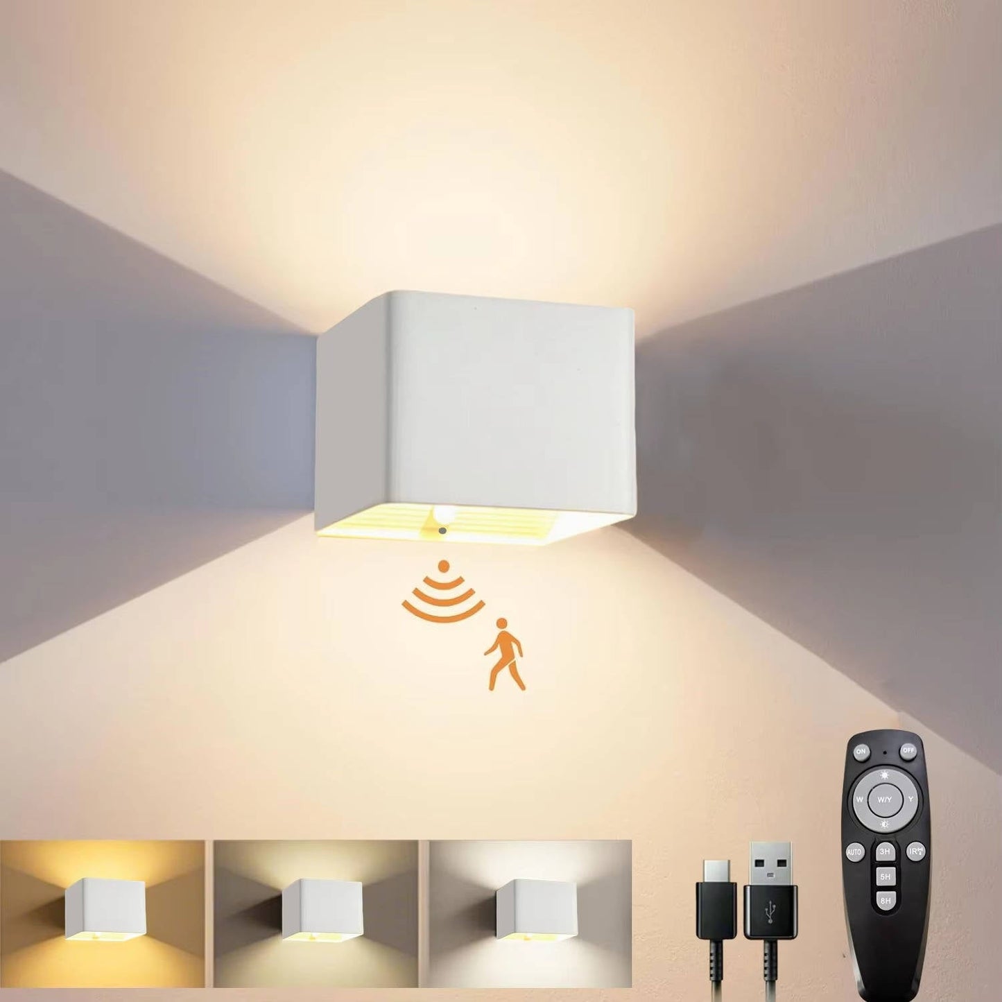 Smart Automatic Wall Lamp with Remote
