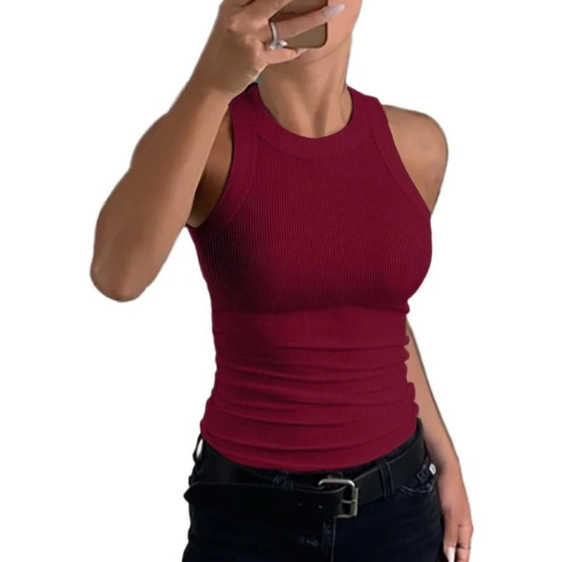 Women's Fit Ribbed Sports Tank Top