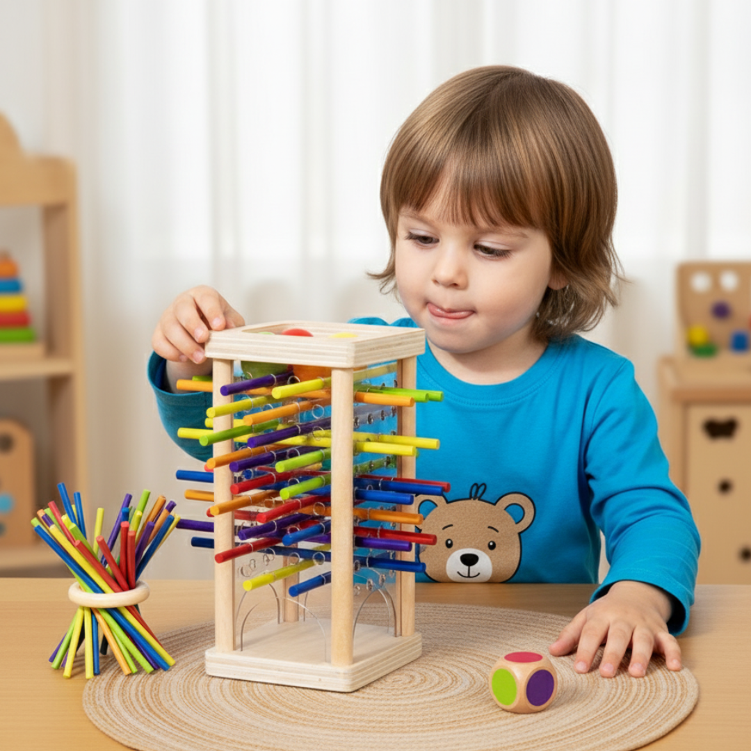 Fun Wooden Skill Building Ball Game - Halri