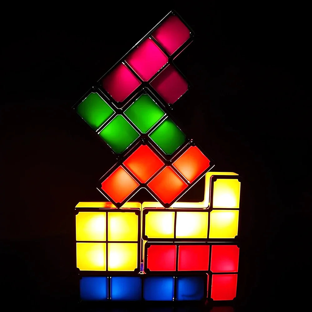 Colorful Block Table Lamp - Halri