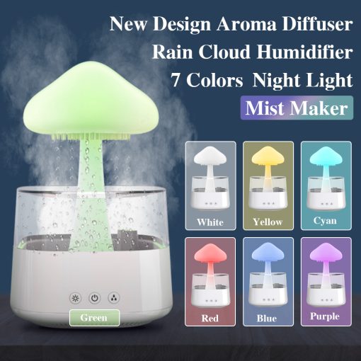 Compact Desk Lamp Humidifier & Essential Oil Diffuser