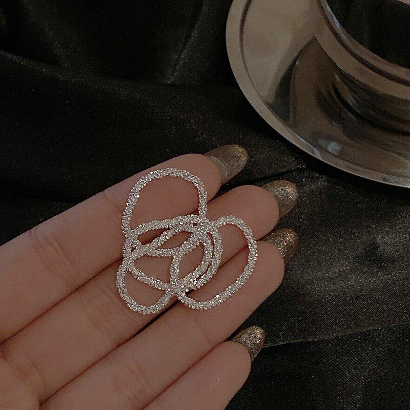 Shining Crystal Band Ring