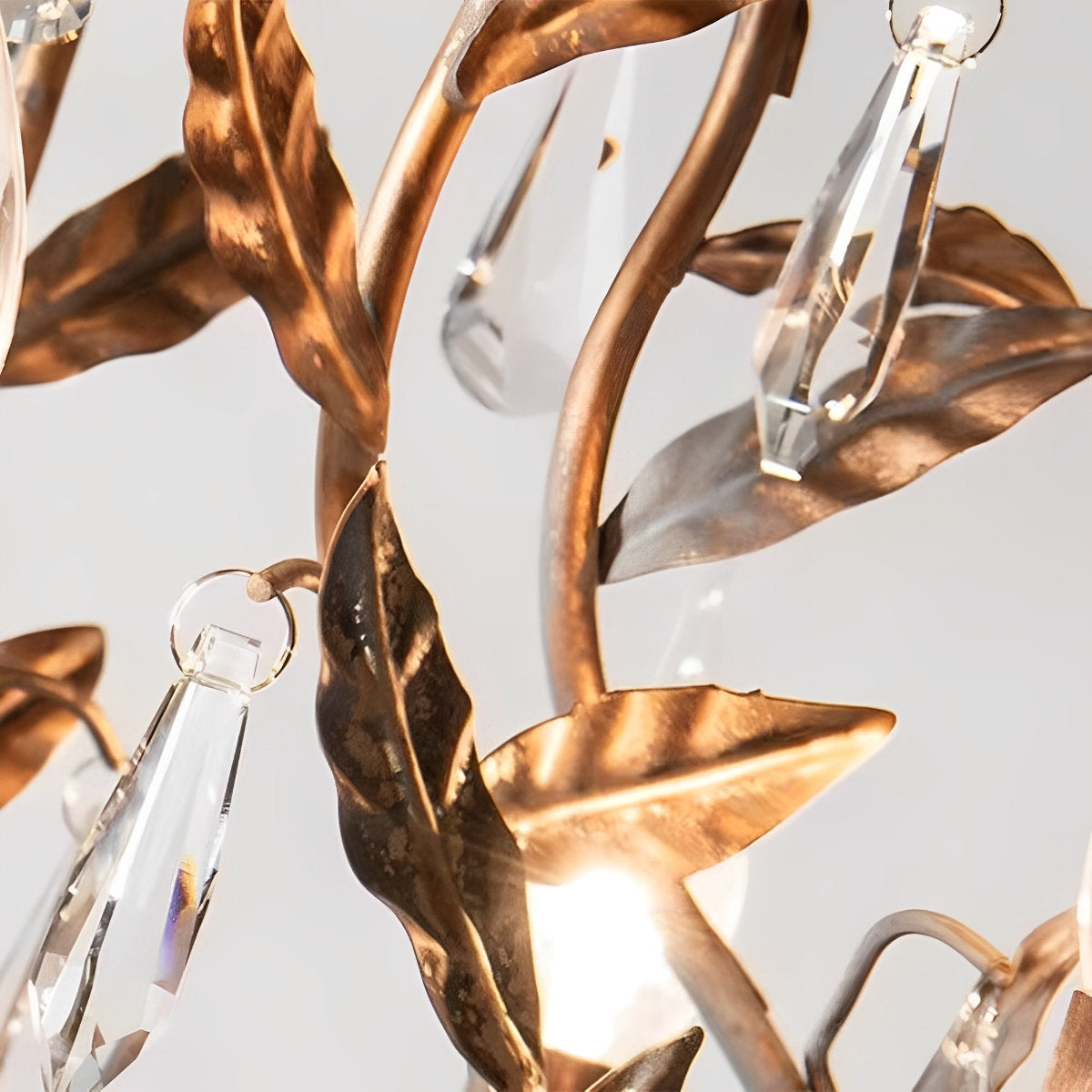 Luxury Antique Crystal Droplet Chandelier Lighting