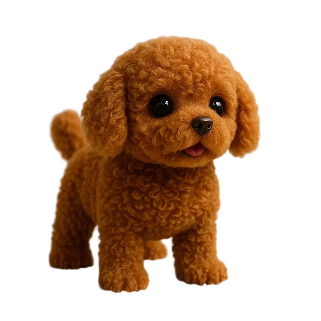 Cute Dog Plush Toy with Realistic Sounds