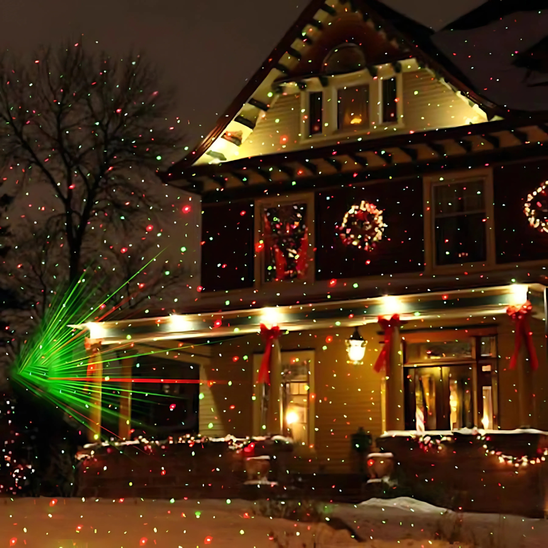 Colorful Holiday Outdoor Laser Light Projector - Halri