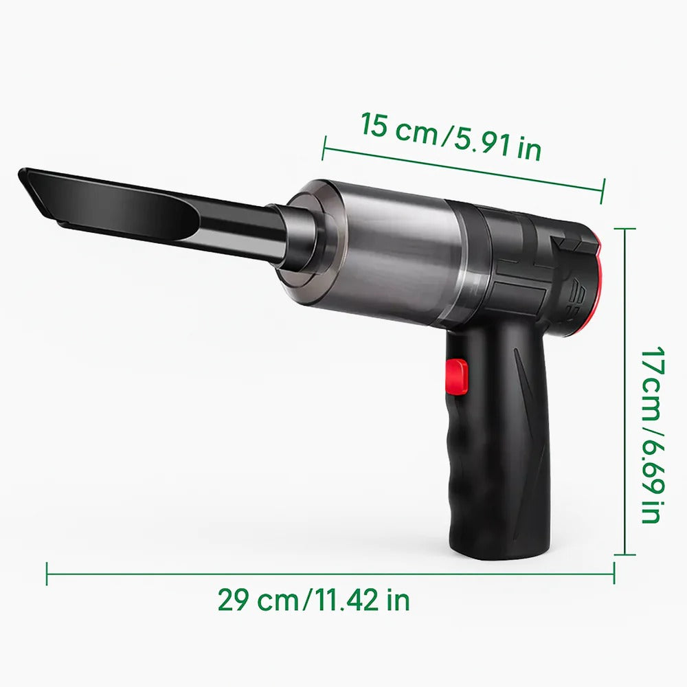 Portable Auto Vacuum – Strong 95000Pa Suction Handheld Cleaner