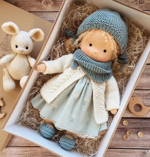 Plush Handmade Teddy Bear Doll for Hugs and Comfort