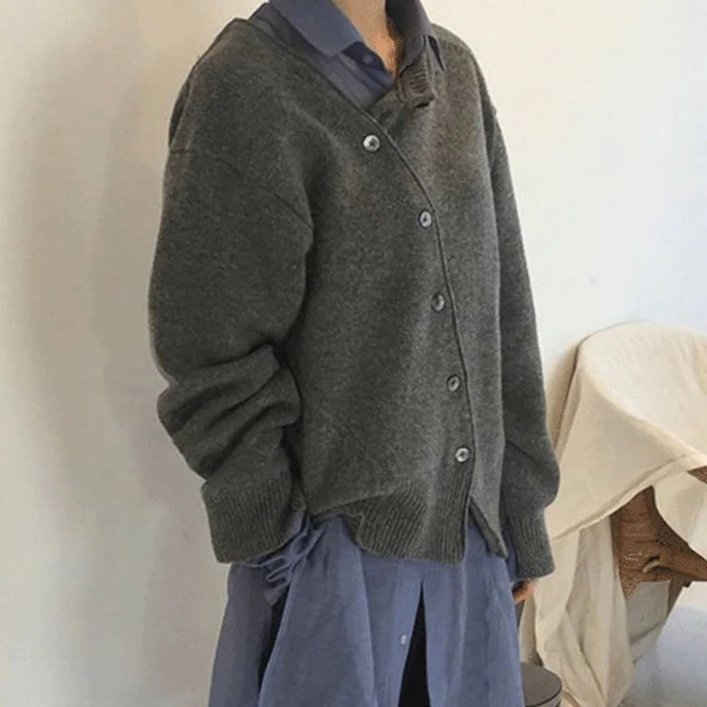 Luxury Button Front Wool Coat