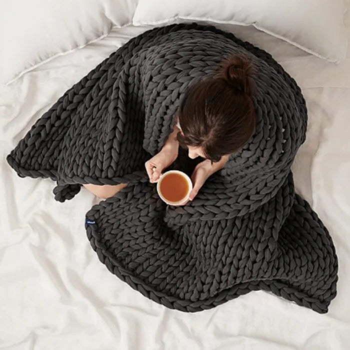 Plush Heavy Blanket for Restful Nights