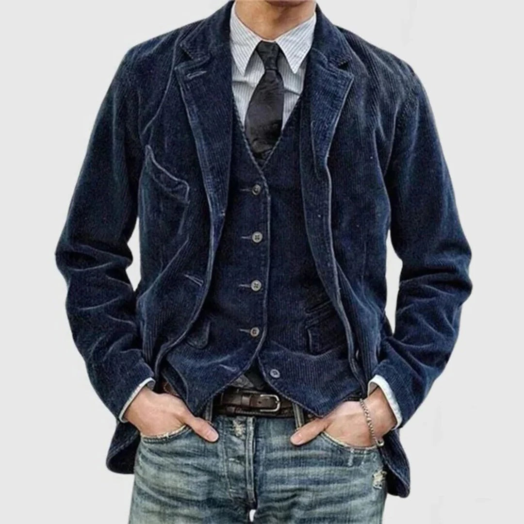 Rugged Textured Mens Jacket