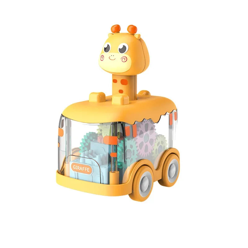 Clear Speedster Toy Car with Lights and Moving Parts