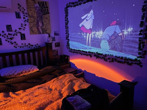 Compact Portable Home Theater Projector