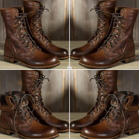 Ladies Leather Ankle Boots
