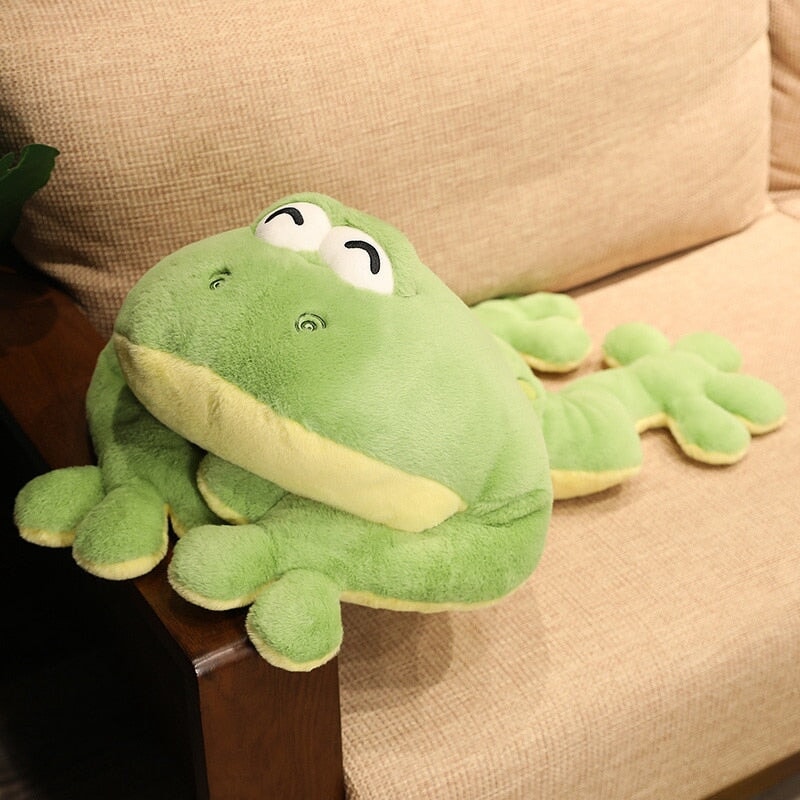 Big Green Frog Stuffed Animal Toy - Halri