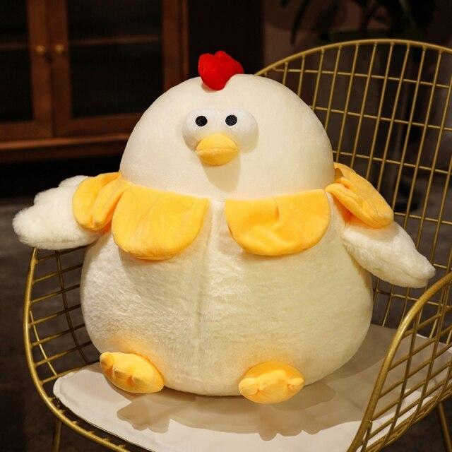Cuddly Soft Round Chicken Toy