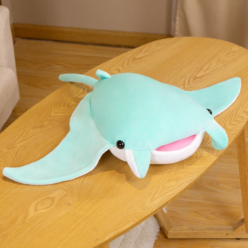 Cute Blue Manta Ray Soft Plush Toys