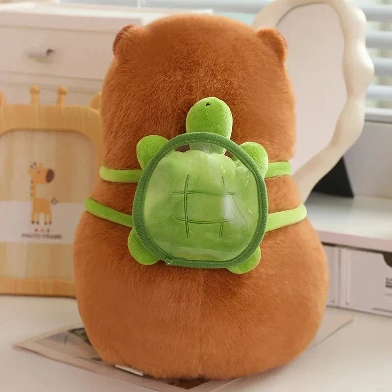 Cute Plush Capybara Backpack Buddy Toy