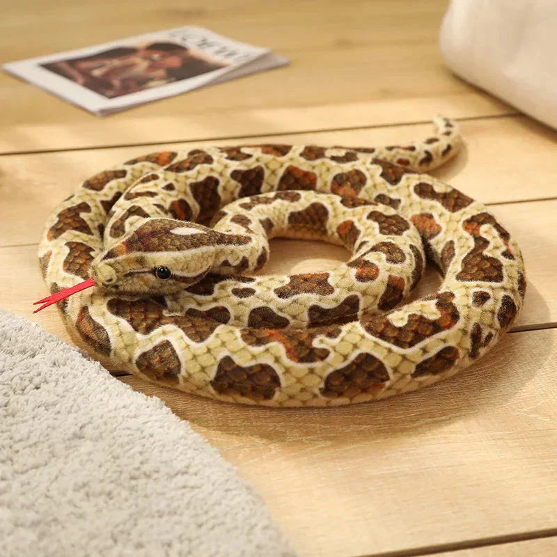 Colorful Snake Soft Stuffed Animal Toy