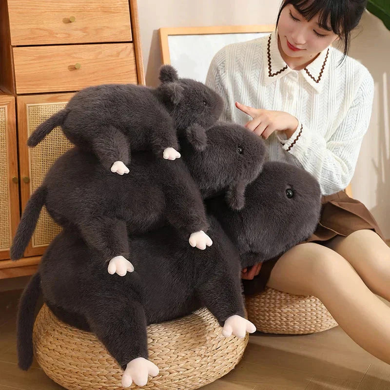 Cute Black Rat Soft Plush Toy - Halri