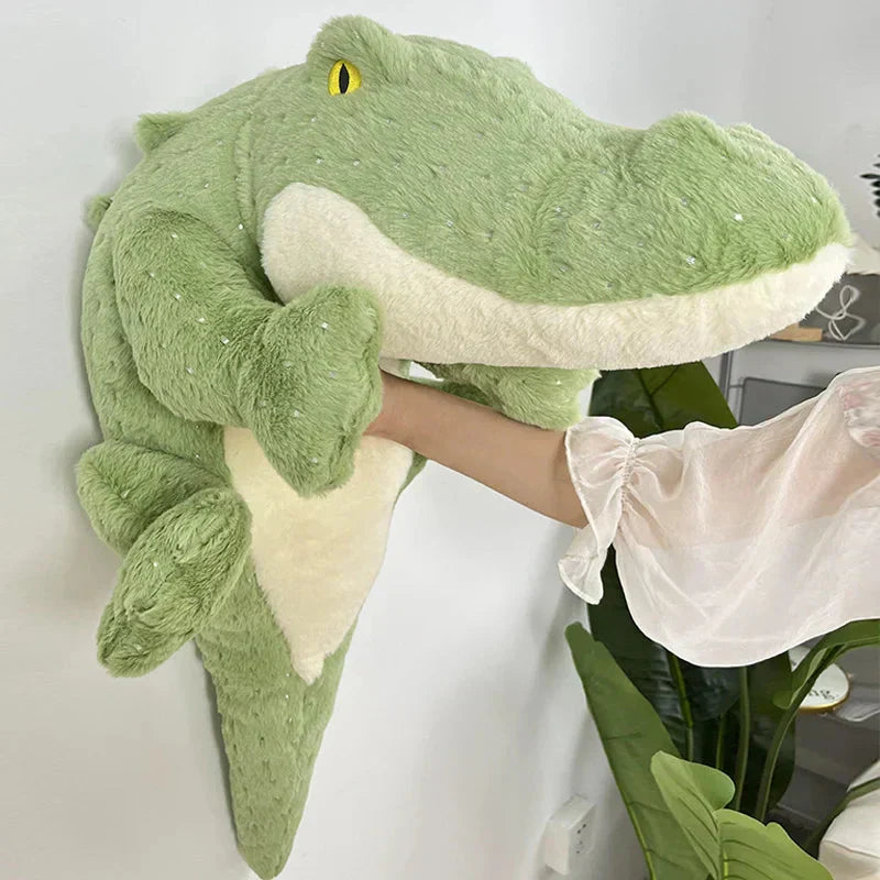 Cuddly Green Stuffed Crocodile Plush Toy - Halri