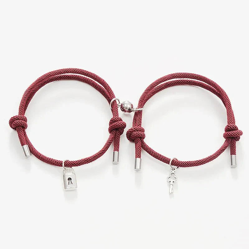 Strong Magnetic Lock Bracelet Set