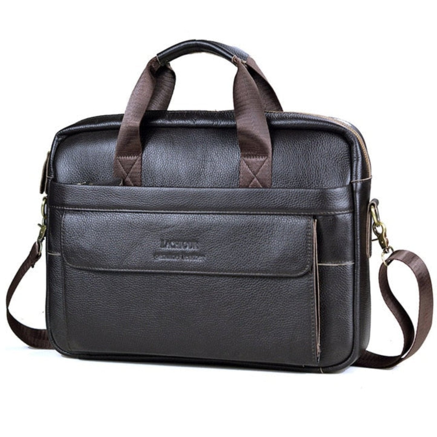 Premium Leather Business Laptop Bag