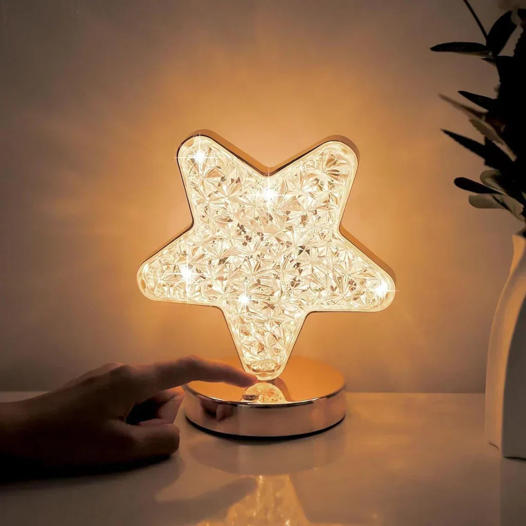 Beautiful Crystal Dimmable Table Lamp