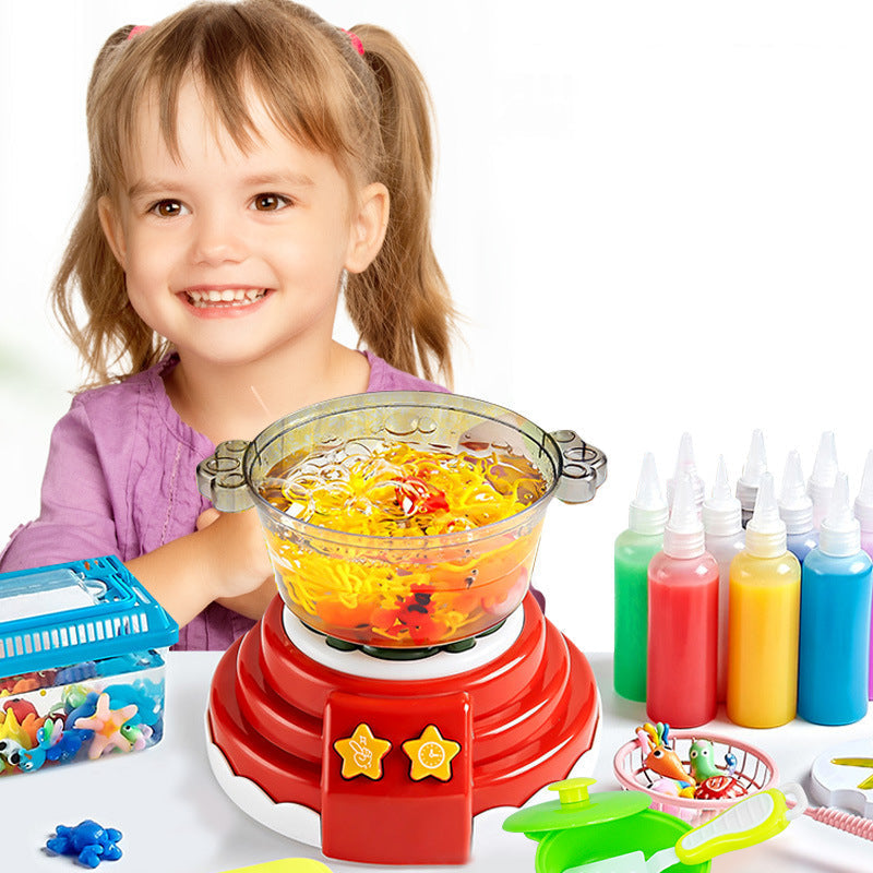 Fun Kitchen Playset - Build Your Own Mini Chef Figure - Halri