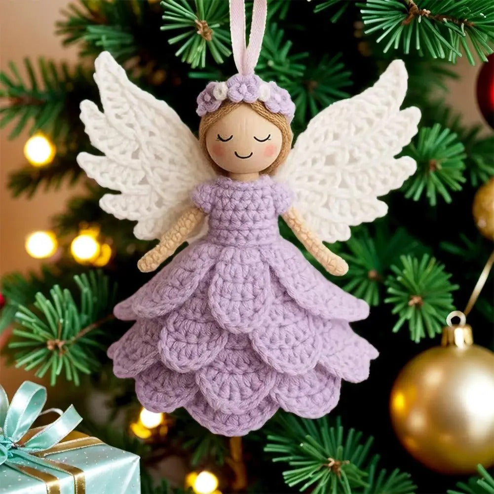 Handmade Crochet Angel Decoration - Halri