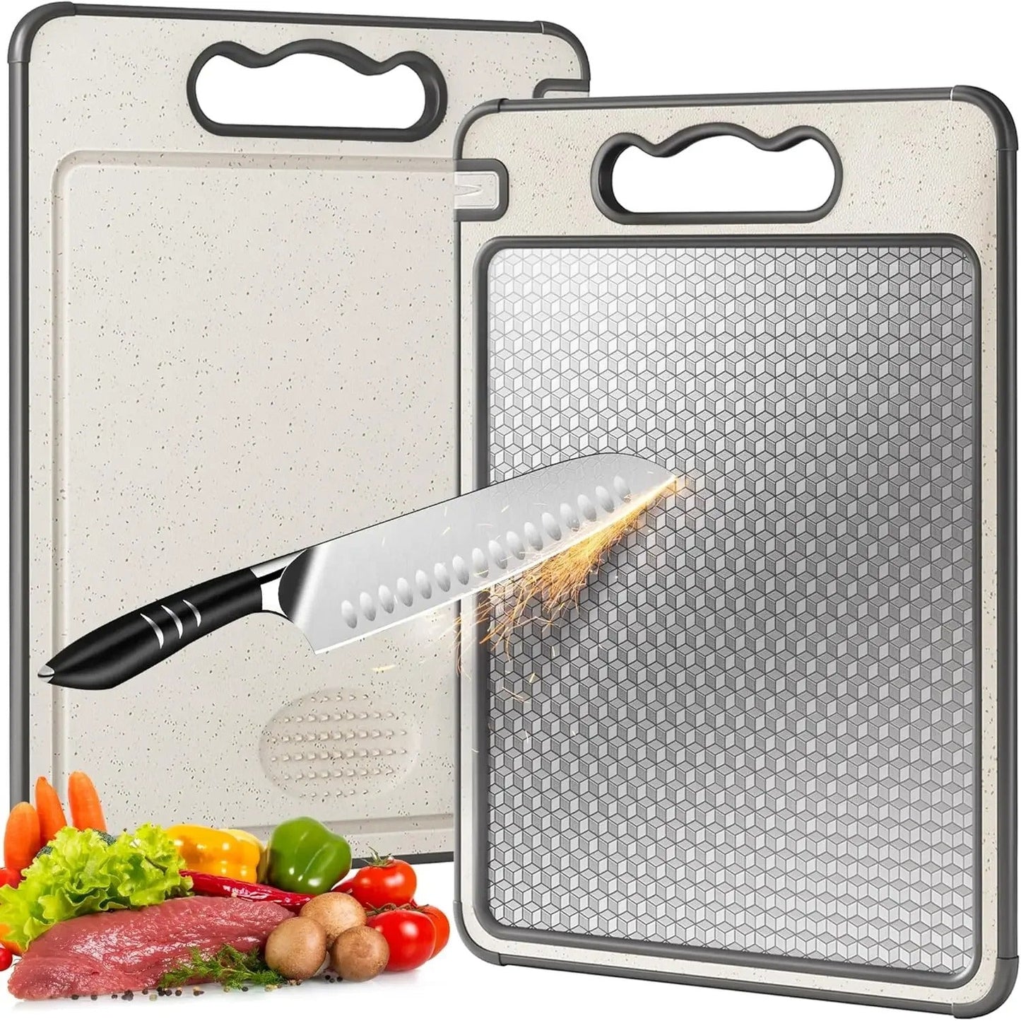 Durable Double Sided Kitchen Cutting Board