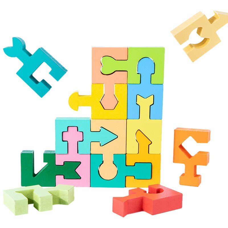 Fun Wooden Learning Puzzle Toy - Halri