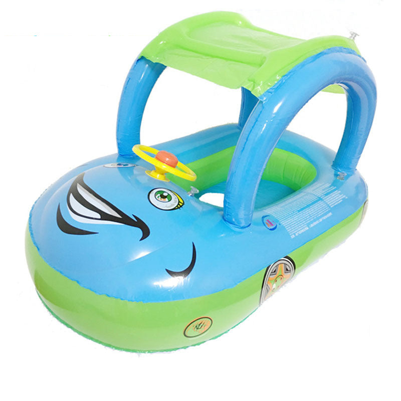 Colorful Kids Pool Float with Canopy
