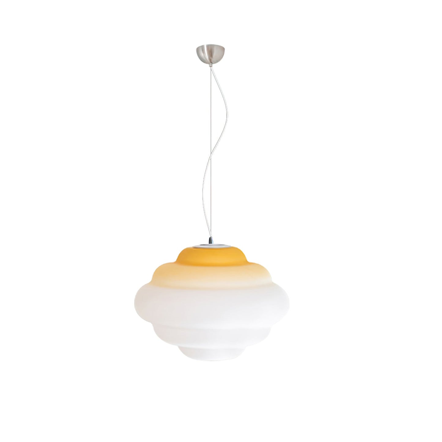 Stylish Pendant Light with Warm Glow Diffuser