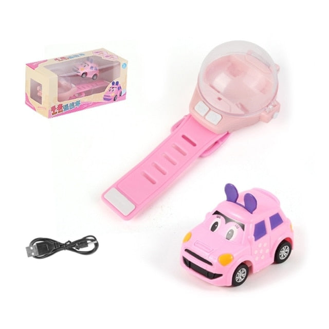 Fun Kids RC Smartwatch Wristband Mini Car Toy - Halri