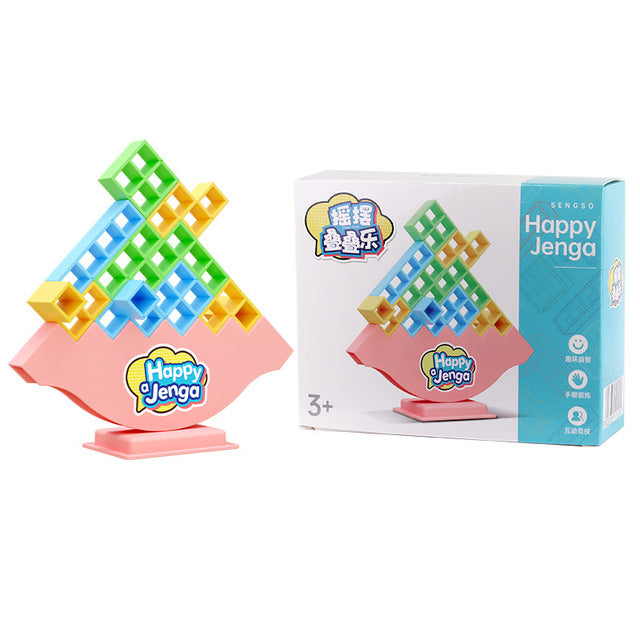 Fun Wooden Stacking Block Puzzle Toy - Halri