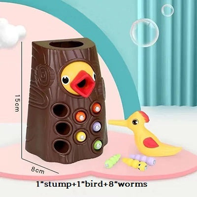 Fun Wooden Bird Magnet Toy for Kids - Halri