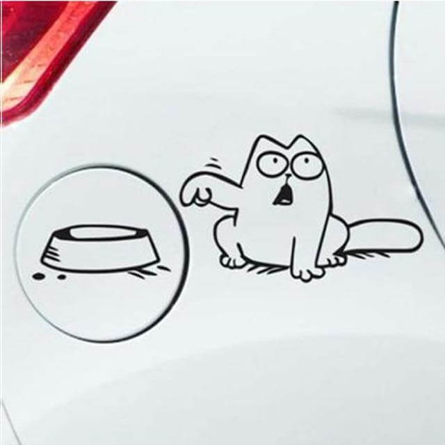 Fun Cat Gas Cap Cover for Cars