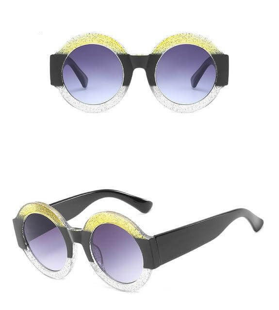 Fashionable Round Colorful Sunglasses