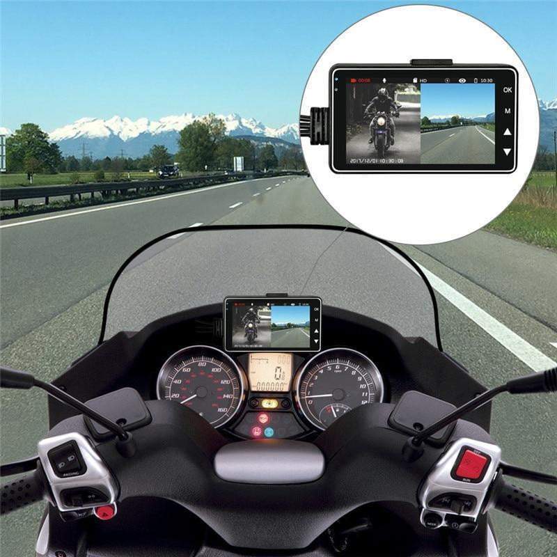 RideSafe | Dual Lens Motorcycle Dash Cam Recorder - Halri