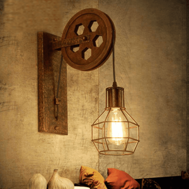 Unique Industrial Style Table Lamp