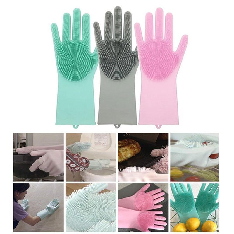 Flexible Easy Clean Silicone Sponge Scrubber - Halri