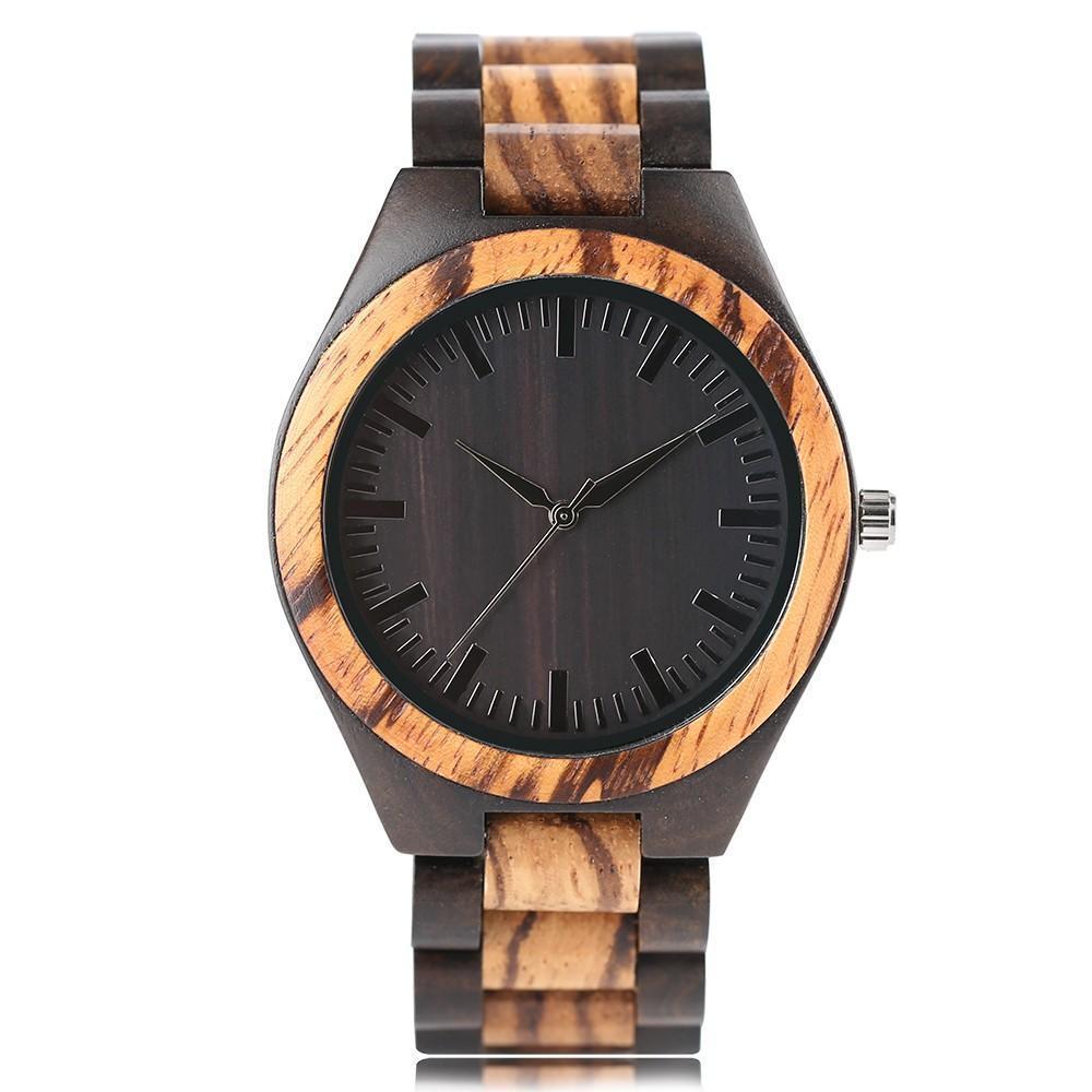 Eco Friendly Wooden Watch - Bamboo Quartz Timepiece - Halri